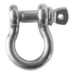 GRILLETE LIRA INOXIDABLE 3/16" CON 10 PIEZAS