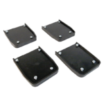 ZANCO REPUESTO ZAPATA DE HULE CON 4 PIEZAS