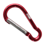 BANDOLA ALUMINIO "8" - 8 cm ROJA CON 25 PIEZAS