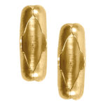 CADENA BOLA CONECTOR 4,5 mm CON 100 PIEZAS DORADA