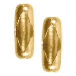 CADENA BOLA CONECTOR 4,5 mm CON 100 PIEZAS DORADA