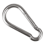 BANDOLA MOSQUETÓN INOXIDABLE 6 cm PIEZA