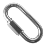 ESLABÓN RÁPIDO INOXIDABLE CON TUERCA 3 mm CON 100 PIEZAS